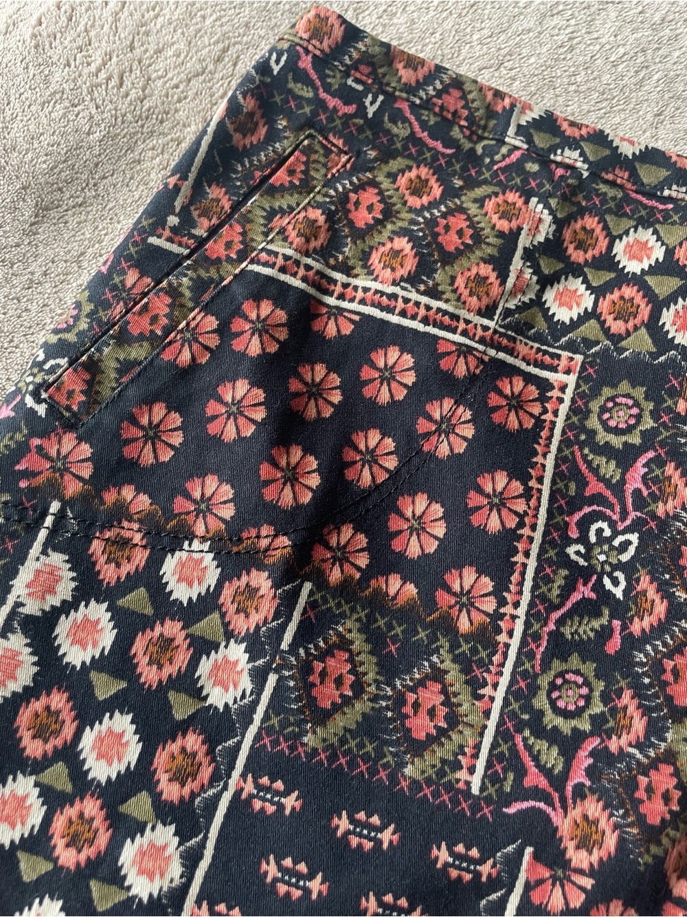Hollister High-Waisted Patchwork Skirt